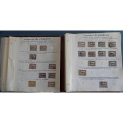 (AN1042A) TASMANIA · album housing approx. 600x litho 2d Pictorials from Plates 1 to 28 all with 1 to 4 used plate varieties as identified by Keith Lancaster  · own a piece of history!!(5 sample images)