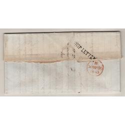 (AT15067) TASMANIA · 1843: folded letter to Wesleyan Missionary Society London comprising reports on the Hobart Town mission and school - see full description (2 images)