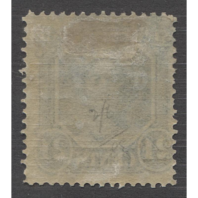 (BB10009) NEWFOUNDLAND · 1865: mint 24c blue QV SG 30 · o/c to UL corner o/wise in excellent condition front/back with most of the original gum present · c.v. £50 (2 images)