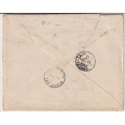 (BB1261) CAPE of GOOD HOPE · TASMANIA  1901: "A Memoir of the Boer War" illustrated patriotic envelope with illustrated stationery mailed by Priv. John Royle to Westbury Tasmania · see full description · attractive items! (6 images)