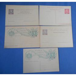 (BB1353) PORTUGAL · AZORES - 13 different unused postal stationery items · letter card panels are stuck together other condition is VG to fine (2 images)