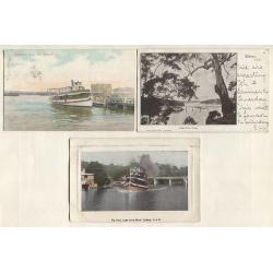 (BB15015) NEW SOUTH WALES · 1904/10: 6 postally used cards by various publishers featuring LANE COVE / RIVER views · condition is mixed but all items are quite displayable (2 images)