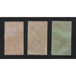 (BB15174) VICTORIA · 1890s: 4d, 6d & 2/- Stamp Statute issues Craig 3.9, 3.10 & 3.12 optd REPRINT  · some gum disturbance so please view both largest images · nice appearance from the money side (3)