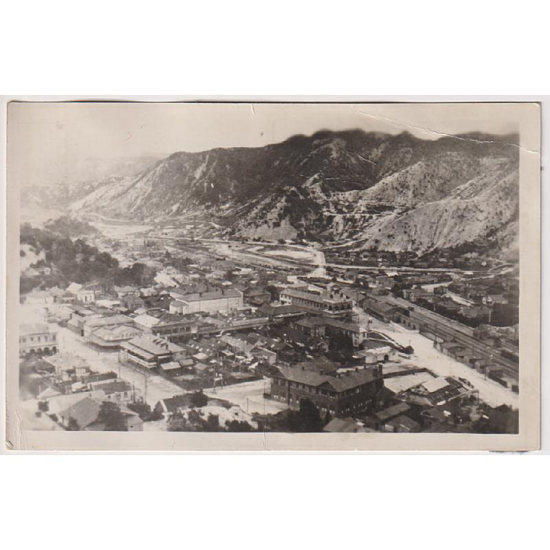 (BB1746) TASMANIA · 1940s: real photo card w/view of QUEENSTOWN, most likely by J.C. Breaden