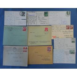 (BB1847L) GERMANY · 1934/41: sixteen covers and cards bearing a mostly different range of commemorative and special issues paying applicable rates · excellent to fine condition throughout (2 images)