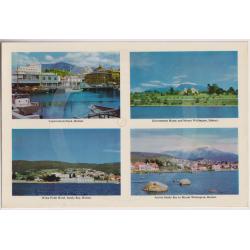 (BB1851L) TASMANIA · c.1960: "Musical Picture Card" by VECO with 4x views of HOBART and a playable recording of WALTZING MATILDA · fine condition and a rare survivor (2 images)