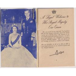 (BB1865) QUEENSLAND · 1954: Royal Visit edition of YOUR CITY (Issued by the Brisbane City Council) No.4 in excellent condition (3 sample images)  $5 STARTER!!