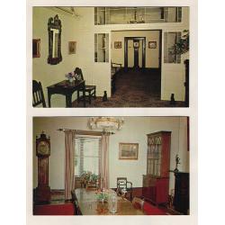 (FG15057) TASMANIA · 1960s: 5 colour cards from the same NUCOLORVUE series with views of ENTALLY NATIONAL HOUSE at Hadspen · F to VF condition throughout (2 images)