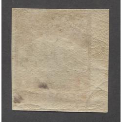 (GM1138) COOK ISLANDS · 1920: imperf PLATE PROOF of 1d Wharf at Avarua (SG 71) in issued colours on gummed paper · some gum imperfections so please view both largest images