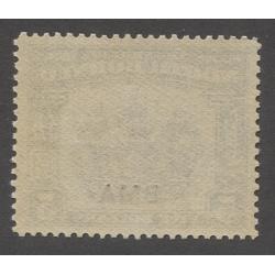(GM1162) NORTH BORNEO · 1945: MVLH $5 indigo & pale blue pictorial definitive SG334 in excellent condition · c.v. £40 (2 images)