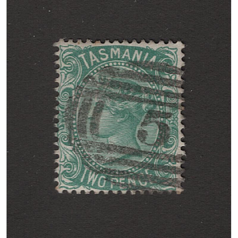 (JB15061) TASMANIA · a bold impression of BN5 used at BLACK BRUSH · the 2nd type used at this PO · postmark is rated RRRR
