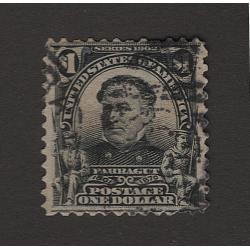 (JB15094) UNITED STATES · 1903: used $1 black Farragut Scott #311 · a sound collectable example · c.v.US$95 (2 images)