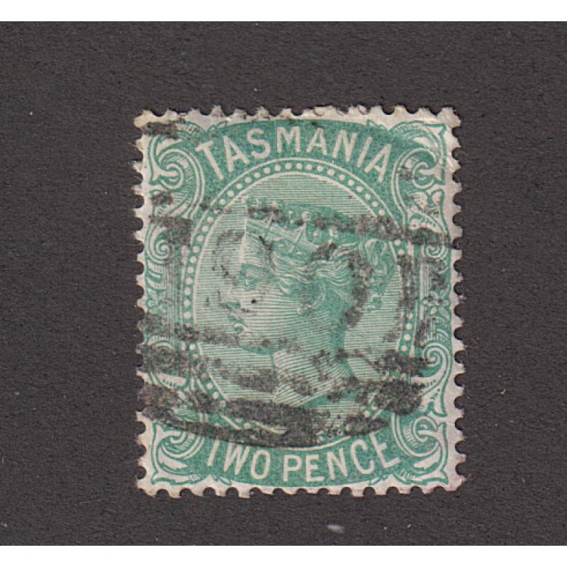 (JB1615) TASMANIA · a light but obvious example of BN190 used at THE NOOK on a 2d QV S/face · postmark is rated RRRR