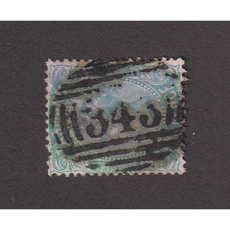 (JB1619) TASMANIA · a well-inked but clear strike of BN343 used at RUNNYMEDE on a 2d QV S/face · postmark is rated RRR