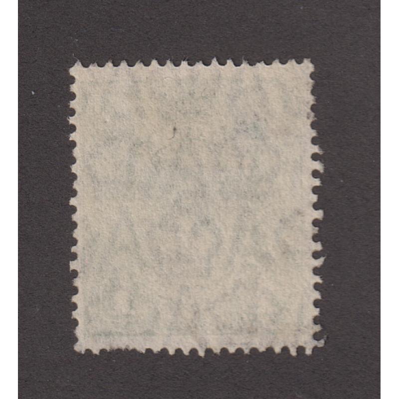 (LD1026) AUSTRALIA · 1926: used 1d green KGV defin (SM Wmk · perf.13½x12½) w/variety WATTLE LINE BW 81(40f (Position VII/31) · some "nibbled" base perfs but quite a sound, collectable example · c.v. AU$175 (2 images)