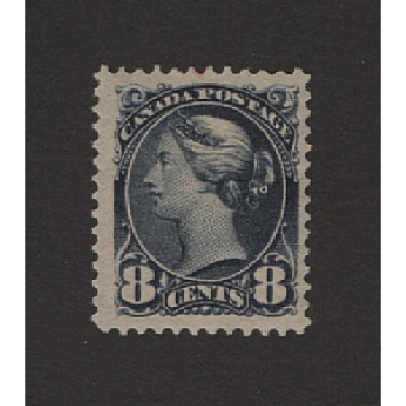 (PR1508) CANADA · 1893: nice mint 8c bluish-slate QV "Small Queen" SG 118 · a very collectable example · c.v. £150 (2 images)