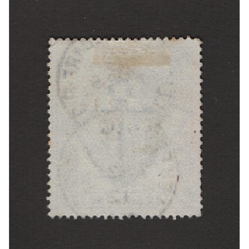 (PR1541) GREAT BRITAIN · 1912: used 10/-blue KEVII defin (Large Anchor wmk · perf.14) SG 319 · any imperfections are v.minor ....please view both largest images · c.v. £600