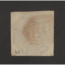 (PR1625) GREAT BRITAIN · 1854: lightly used embossed 6d dull lilac QV SG 59 · one clear margin but overall quite a collectable example · c.v. £1000 (2 images)