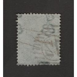 (PR1626) GREAT BRITAIN · 1856: neatly used 1/- green QV surface print SG 72 in excellent condition · c.v. £350 (2 images)