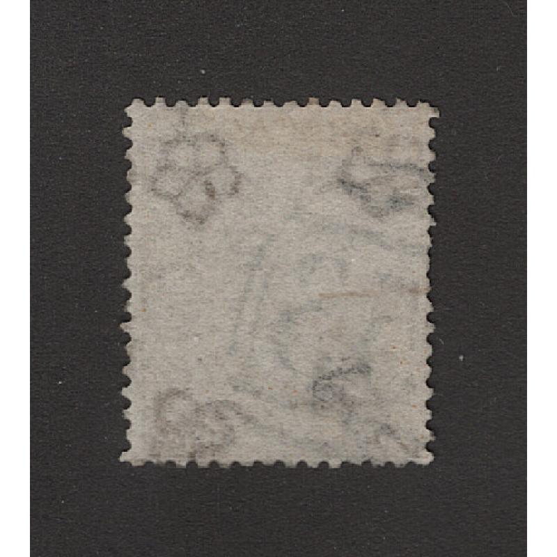 (PR1628) GREAT BRITAIN · 1862: neatly used 9d bistre QV surface print (small letters) SG 86 · excellent condition front & back · c.v. £575 (2 images)