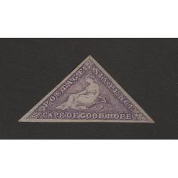 (PR1640) CAPE of GOOD HOPE · 1864: MNG 6d bright mauve "Hope" SG20 · excellent margins/colour · c.v. for mint £450 (2 images)