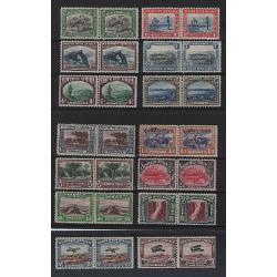 (PR1691) SOUTH WEST AFRICA · 1931: mint Pictorial defins including airs as bi-lingual pairs SG 74/85 · very nice condition throughout · c.v. £250 (2 images)