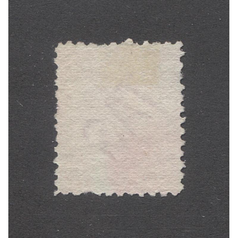 (PY10003) TASMANIA · 1891: lightly used 1d pink QV S/face perf.12 with WEDGE FLAW SG 164d · a few shortish perfs o/wise in excellent condition · c.v. £110 (2 images)