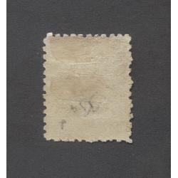 (PY10044) TASMANIA · 1880: mint 4d deep yellow QV S/face perf.12 SG 166 · some hinge remnants however much of the original gum is visible · nice looking example · c.v. £140 (2 images)