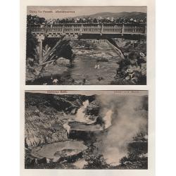(QQ15050) NEW ZEALAND · c.1910: 8 unused cards from a PPC folder published by J.R. Blencowe with Rotorua and environs views, all in fine condition (3 images)