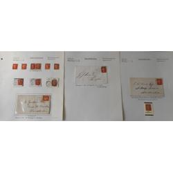 (RG1071L) GREAT BRITAIN · 1860s/70s: specialised pages housing used 1d red-brown QV from Plates 130 to 139 · mostly 'selected quality' throughout · includes 6 covers · 47 items · total c.v. for stamps alone £250+ (4 images)
