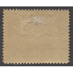 (RS10003) TASMANIA · 1906: mint lithographed 3d brown Pictorial (Crown/A wmk · perf.12.4) with unpositioned variety "diagonal creased transfer" from RVT to edge of stamp above · not listed in ACSC · nice condition (2 images)