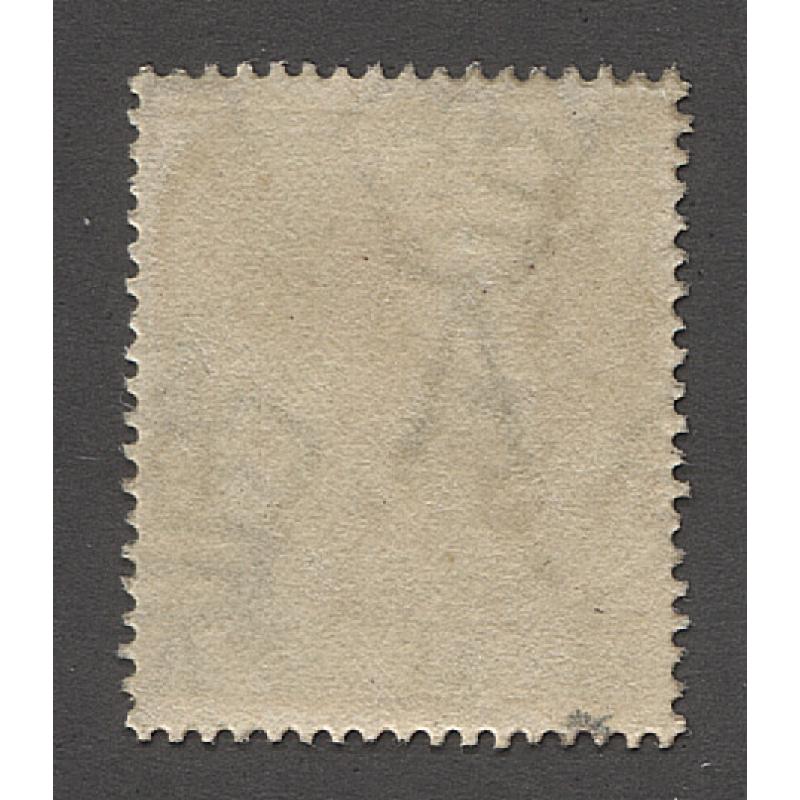 (RS1012) AUSTRALIA · 1918: lightly used ½d green KGV defin (LM Wmk) with variety THIN FRACTION AT RIGHT ACSC 63(5)s · see both largest images · c.v. AU$250