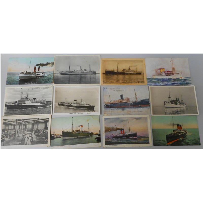 (SS1134B) WORLDWIDE · 1900s/1960s: bundle of approx. 75 different "Shipping" cards including some Australian · condition varies so please check out the two sample images