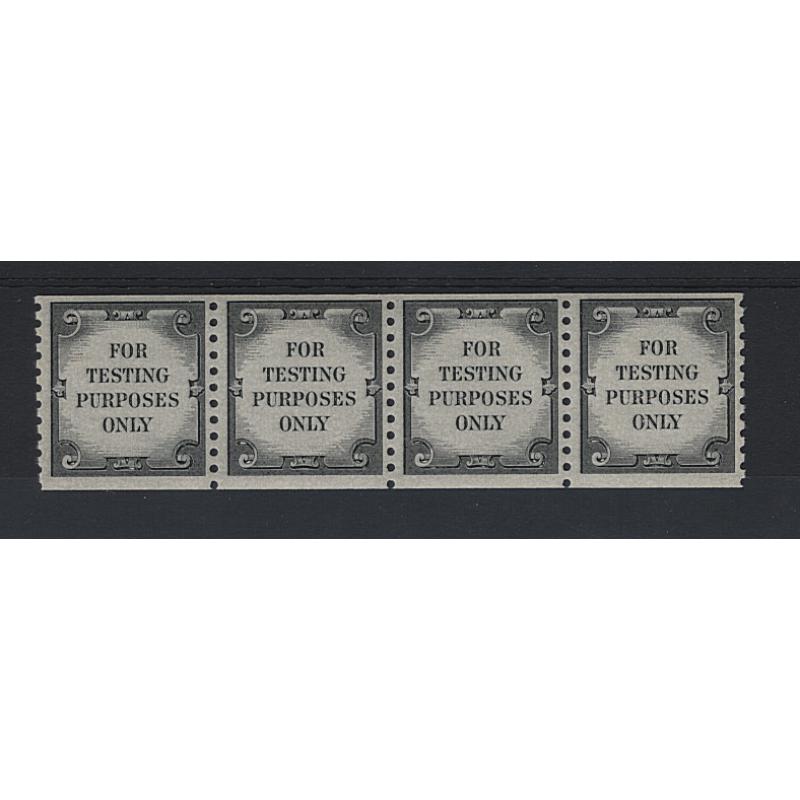 (SS15104) AUSTRALIA · 1960s: MNH Coil Tester strip of 4 in VF condition (2 images)