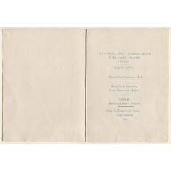 (TY15058) AUSTRALIA · 1930/38: dinner menus from T.S.S. "Zealandia" (1930) and S.S. "Orford" both in excellent condition (no food stains!!) · 2 items (4 images)