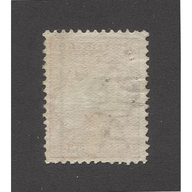 (VV10038) AUSTRALIA · 1913: nicely used 10/- grey & pink Roo (1st wmk) SG 14 · despite 6 tiny closed pin-holes this is still a very presentable example · c.v. £700 (2 images)