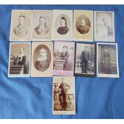 (VV1132B) TASMANIA · 1860s/80s: 42 carte-de-visite size photographic portraits of children, youths and adults, all produced by Tasmanian photographic studios of the period - the vast majority are in excellent to fine condition (6 images)