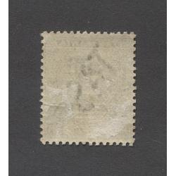 (VV15056) TASMANIA · 1892: 5d QV Key Plate overprinted SPECIMEN SG218s · very little original gum o/wise in excellent condition