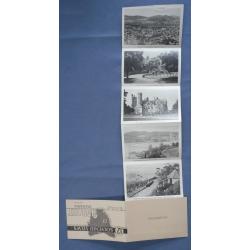 (WW1388) TASMANIA · 1945: postcard size folder containing 12 foldout views of HOBART by local photographer H.J. Hellessey · overall condition is VF (3 images)