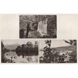 (WW15042) TASMANIA · 1920s: 10 different cards from the Tasmanian Govt. Tourist Bureau with southern TAS views · BROWN'S RIVER, etc. · any imperfections are v.minor · see full description (3 images)