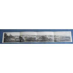 (WW1551) TASMANIA  · c.1910: unused 4 panel PANORAMIC VIEW OF DEVONPORT by A.W. Marshall in excellent to fine condition · the first example I've seen! (2 images)
