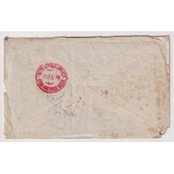 (YY1212) AUSTRALIA · 1918: letter to soldier returned to sender endorsed "Killed in Action" and with two "DECEASED" h/stamps · someone has removed the stamp but it's still an interesting item!